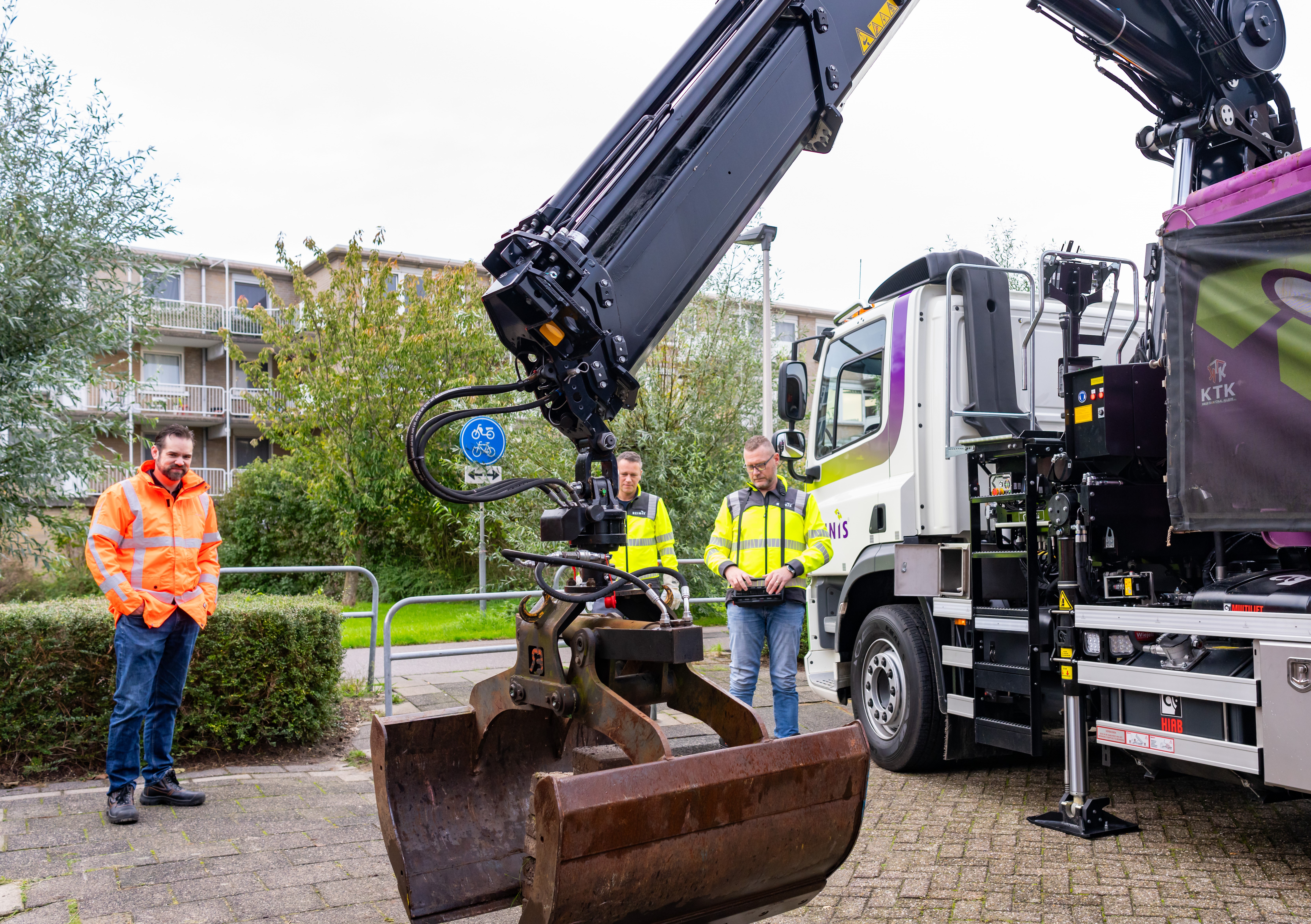 De Tegeltaxi in actie. Foto: Foto-OK.nl