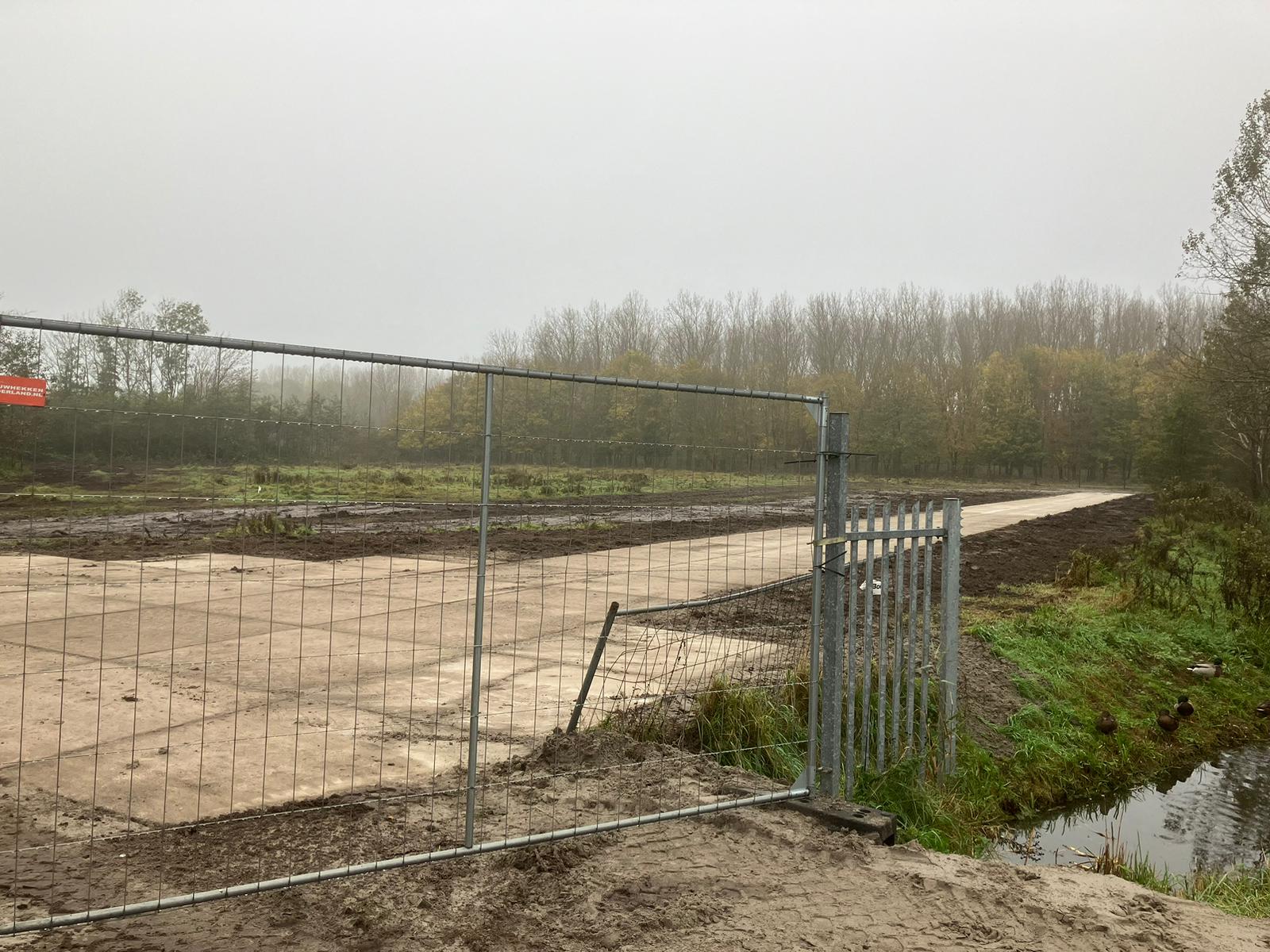 Gronddepot in Park Vogelenzang klaar voor transport grond